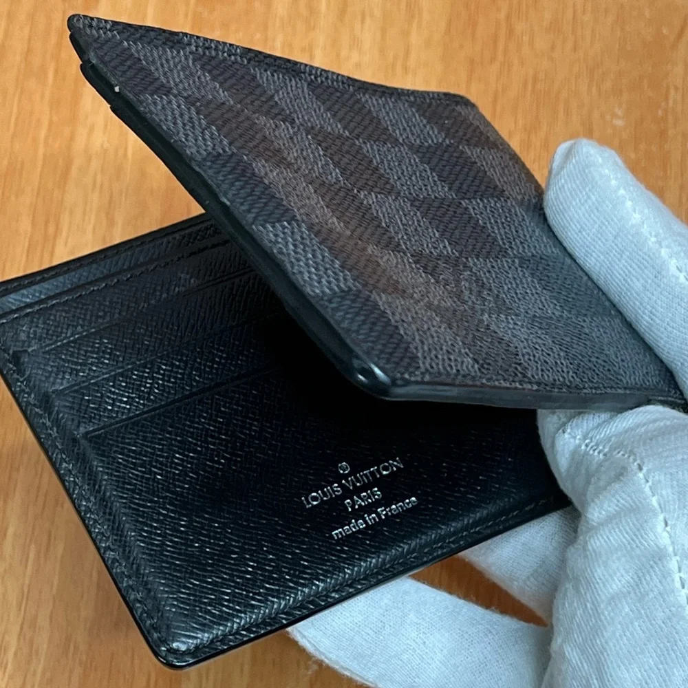 Sold- Louis Vuitton Multiple Wallet Damier Graphite - Picture 6 of 14